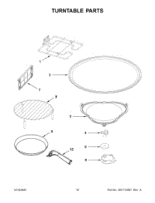 06 - Turntable Parts parts for Whirlpool Microwave YMMV4207JZ01 from AppliancePartsPros.com