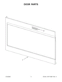 03 - Door Parts parts for Whirlpool Microwave YMMV4207JZ01 from AppliancePartsPros.com