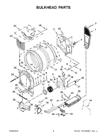 04 - Bulkhead Parts parts for Whirlpool Dryer YWED9620HC1 from AppliancePartsPros.com