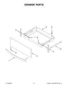 05 - Drawer Parts parts for Whirlpool Range YWEE750H0HV1 from AppliancePartsPros.com