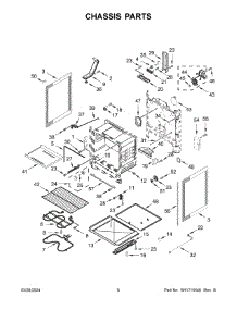 04 - Chassis Parts parts for Whirlpool Range YWFE521S0HS5 from AppliancePartsPros.com