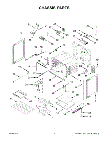 04 - Chassis Parts parts for Whirlpool Range YWFES5030RZ0 from AppliancePartsPros.com