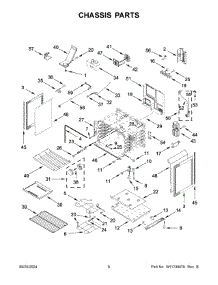 04 - Chassis Parts parts for Whirlpool Range YWFES7530RW0 from AppliancePartsPros.com