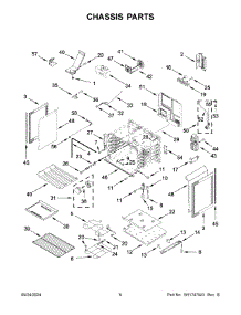 04 - Chassis Parts parts for Whirlpool Range YWFES7530RZ0 from AppliancePartsPros.com