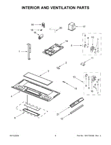 04 - Interior And Ventilation Parts parts for Whirlpool Microwave YWMH31017HB06 from AppliancePartsPros.com