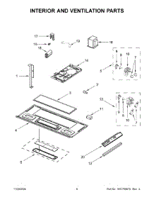 04 - Interior And Ventilation Parts parts for Whirlpool Microwave YWMH31017HB10 from AppliancePartsPros.com