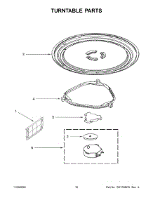 06 - Turntable Parts parts for Whirlpool Microwave YWMH31017HS10 from AppliancePartsPros.com