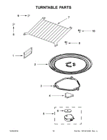 06 - Turntable Parts parts for Whirlpool Microwave YWMH53521HB3 from AppliancePartsPros.com