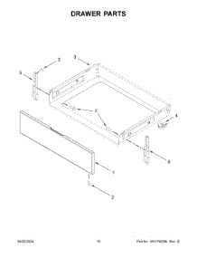 06 - Drawer Parts parts for Whirlpool Range YWSES7530RZ0 from AppliancePartsPros.com