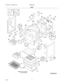 Body parts for Bosch Range HES3023U8 from AppliancePartsPros.com