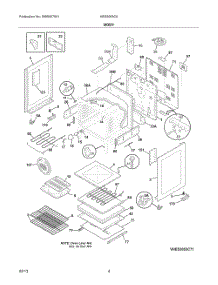 Body parts for Bosch Range HES3063C6 from AppliancePartsPros.com
