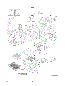 Body parts for Bosch Range HES3063U7 from AppliancePartsPros.com