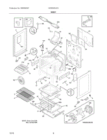 Body 2 parts for Bosch Range HGS5053UC9 from AppliancePartsPros.com