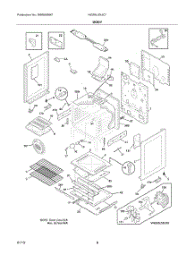 Body 1 parts for Bosch Range HGS5L53UC7 from AppliancePartsPros.com