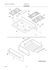 Top Drawer parts for Bosch Range HGS5L53UC7 from AppliancePartsPros.com