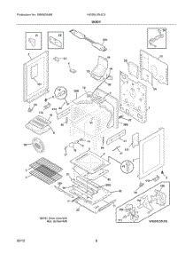 Body 1 parts for Bosch Range HGS5L53UC9 from AppliancePartsPros.com