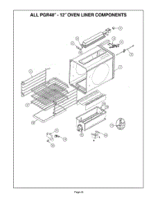 42 12 Inch Oven Liner parts for Bosch Range PGR486GDZS from AppliancePartsPros.com