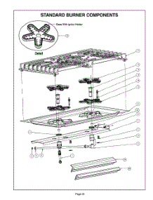 52 Standard Burner parts for Bosch Range PGR486GDZS from AppliancePartsPros.com