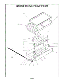 56 Griddle Assembly parts for Bosch Range PGR486GDZS from AppliancePartsPros.com