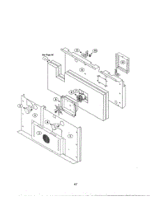 47 Back Oven Liner parts for Bosch Range PRG484GDUS from AppliancePartsPros.com