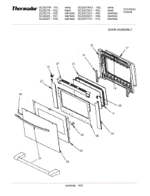 06 Door Assembly parts for Bosch Range SC302ZS from AppliancePartsPros.com