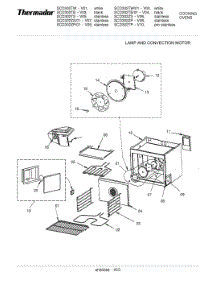04 Lamp And Convection Motor parts for Bosch Range SCD302TS from AppliancePartsPros.com
