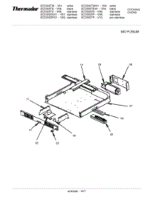 08 Mid Plenum parts for Bosch Range SCD302TS from AppliancePartsPros.com