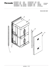 14 Back And Side parts for Bosch Range SCD302TS from AppliancePartsPros.com