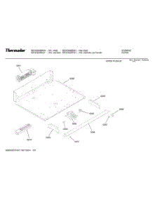 04 Upper Plenum parts for Bosch Range SECD302BB01 from AppliancePartsPros.com