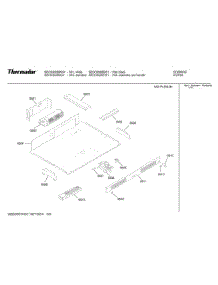 10 Mid Plenum parts for Bosch Range SECD302BP01 from AppliancePartsPros.com