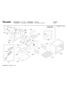 12 Lower Oven Convection parts for Bosch Range SECD302BW01 from AppliancePartsPros.com
