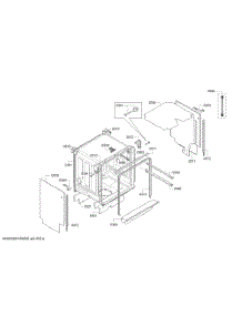 Diagram 3 parts for Bosch Dishwasher SGX68U55UC-D5 from AppliancePartsPros.com