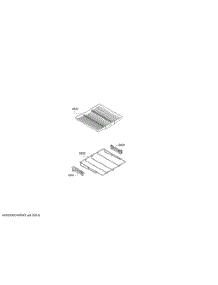 Diagram 6 parts for Bosch Dishwasher SGX68U55UC-D5 from AppliancePartsPros.com