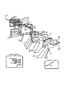 Lower Oven Door Assembly parts for Thermador Wall Oven CMT227N from AppliancePartsPros.com