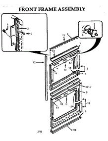 Front Frame Assembly parts for Thermador Wall Oven CT130N from AppliancePartsPros.com