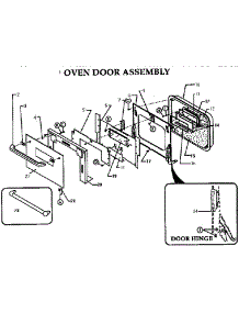 Oven Door Assembly parts for Thermador Wall Oven CT130N from AppliancePartsPros.com