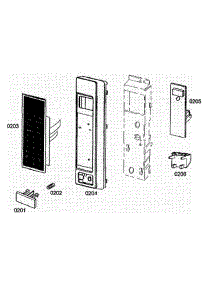 Control Panel parts for Thermador Microwave MBEB from AppliancePartsPros.com