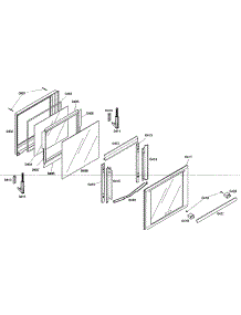 Door Assy parts for Thermador Wall Oven ME271EB01 from AppliancePartsPros.com