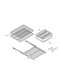 Racks parts for Thermador Microwave MEMCW271ES from AppliancePartsPros.com