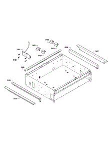 Cabinet parts for Thermador Cooktop PCG304G from AppliancePartsPros.com