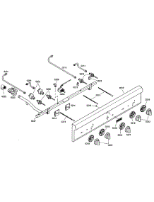 Front Panel parts for Thermador Cooktop PCG364EL01 from AppliancePartsPros.com