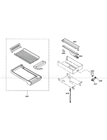 Griddle parts for Thermador Cooktop PCG364EL01 from AppliancePartsPros.com