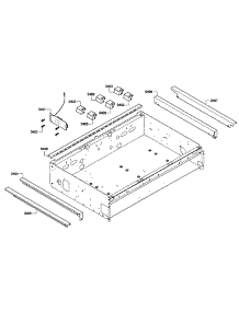 Cabinet parts for Thermador Cooktop PCG366G from AppliancePartsPros.com