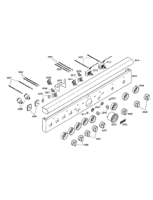 Control Panel parts for Thermador Range PD484GED from AppliancePartsPros.com