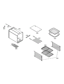 Right Oven Cabinet parts for Thermador Range PD484GED from AppliancePartsPros.com