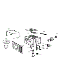 Microwave Cabinet parts for Thermador Wall Oven PODM301 from AppliancePartsPros.com