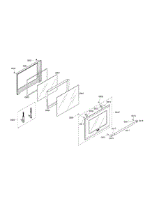 Oven Door parts for Thermador Wall Oven PODM301 from AppliancePartsPros.com