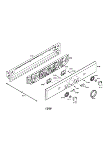Control Panel parts for Thermador Wall Oven PODMW301 from AppliancePartsPros.com