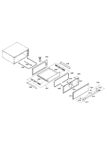 Drawer parts for Thermador Wall Oven PODMW301 from AppliancePartsPros.com