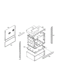 Housing Side Trim parts for Thermador Wall Oven PODMW301 from AppliancePartsPros.com
